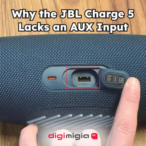 jbl charge 5 aux port